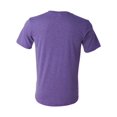 thumbnail image 2 of BELLA+CANVAS T-Shirt Unisexe Col Rond Triblend Manches Courtes, m, Triblend Violet, 2 of 2