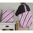 thumbnail image 5 of Soimoi Purple Rayon Fabric Diagonal Stripe Print Sewing Fabric Yard 42 Inch Wide, 5 of 5