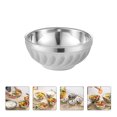 thumbnail image 3 of 3Pcs Stainless Steel Salad Bowls Double Layer Heat Insulation Bowl Food Containers, 3 of 7