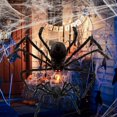 thumbnail image 1 of Simulation Spider Decorative Lifelike Plush Prank Spider Funny Toy Halloween Party Decor Style 4 One Size, 1 of 13