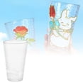 thumbnail image 1 of Hand Drawn DIY Gold Edged Patterned Glass Cup Children's Painted Cup Washable Pigment Set Decorative Water Cup（360ml）, 1 of 5