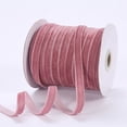 thumbnail image 1 of TopLLC Velours 1 cm Ribbon Flocage Ribbon Velours Bijoux Bricolage Ribbon Accessoires Nœud Ribbon 50 Yards, 1 of 2
