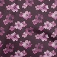 thumbnail image 1 of oneOone Rayon Purple Fabric Floral & Sewing Craft Projects Fabric Prints By Yard 56 Inch Wide, 1 of 5