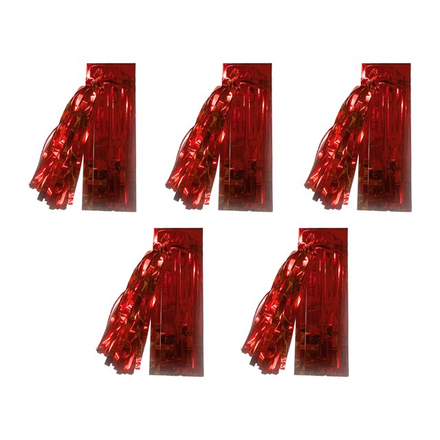 tredstone Premium Tissues Paper Tassels For Party Wedding And Birthday Hanging Decorations Reusable Paper Red,Type28 14 inch