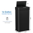 thumbnail image 2 of Pirecart 16 Gallon Motion Sensor Trash Can, Stainless Steel Touchless Automatic Garbage Can with Soft Close Lid for Bathroom, Kitchen, Living Room, 2 of 9