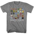 thumbnail image 1 of T-Shirt pour Adulte Monster Hunterw Icons Graphite Heather 4TG, 1 of 2