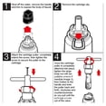 thumbnail image 3 of JJKBVCLO Extracteur de Noyau de Cartouche de Robinet de Remplacement Poignée Robuste Extracteur de Cartouches de Baignoire et de Douche, 3 of 5
