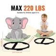 thumbnail image 2 of KFFKFF Chaise Pivotante pour Enfant, Chaise Rotative Éléphant pour Enfants jusqu'à 220 Lb, Rotation à 360 Degrés, Jouet Sensoriel pour Enfants Autistes, Vert, 2 of 9