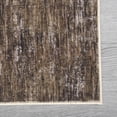 thumbnail image 4 of GlowSol 2'x6' Runner Rug Kitchen Hallway Runner Rug Modern Abstract Solid Rug Low Pile Non-Slip Bedroom Runners for Laundry, Brown, 4 of 7