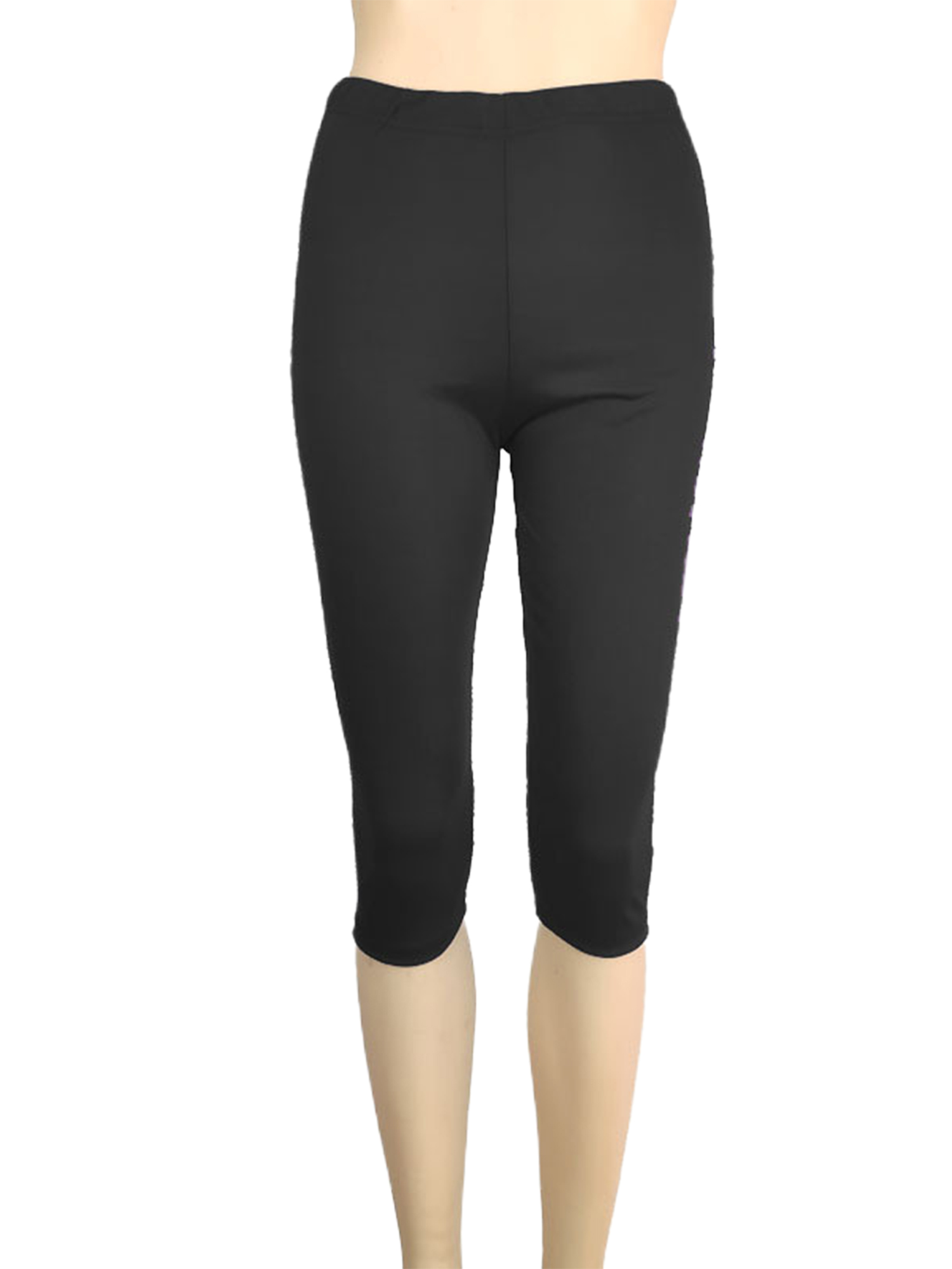 Innerwin Bottoms Solid Color Ladies Loungewear Summer Skinny Lounge Pants Black XL