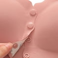 thumbnail image 4 of Timegard Plus Size Bras for Women Back Smoothing Front Closure Full Support Wireless Comfy Sleep Bras, 4 of 6