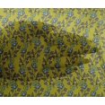 thumbnail image 4 of oneOone Viscose Chiffon Fabric Leaves & Floral Block Printed Fabric 1 Yard 42 Inch Wide, 4 of 4