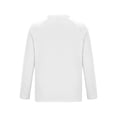thumbnail image 3 of Birdeem Mens Fashion Casual Pullover Solid Color Splice Long Sleeve V-Neck Blouses, 3 of 5