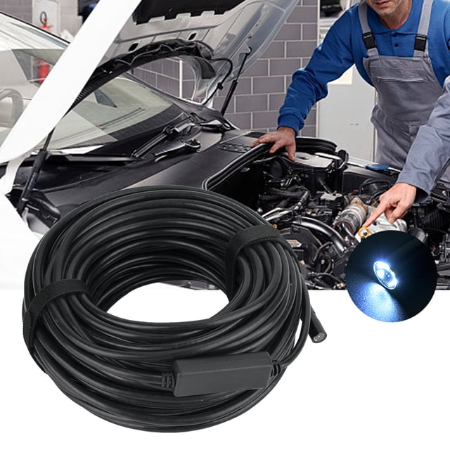 Outil de Réparation Automobile Industriel Étanche IP67 3 en 1 Caméra Endoscope, Caméra d'Inspection, Inspection de Véhicule pour l'Inspection des Pipelines et des Égouts