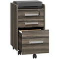 thumbnail image 1 of HOMCOM Vertical Filing Cabinet Mobile File Cabinet with Lockable Drawer, 1 of 10