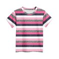 thumbnail image 4 of Économies d'Été! SROBPTY Garçons Filles T-Shirts à Manches Courtes Hauts, T-Shirt d'Été Imprimé de Sport Récréatif à Manches Courtes à Col Rond pour Enfants Rouge, 4-5 Ans, 4 of 4