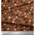 thumbnail image 3 of Soimoi Polyester Crepe Fabric Brush Stroke Abstract Print Fabric by The Yard 52 Inch Wide, 3 of 3