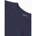 thumbnail image 2 of Hanes Boys EcoSmart Short Sleeve Tee Value 3-Pack, S, Navy, 2 of 2