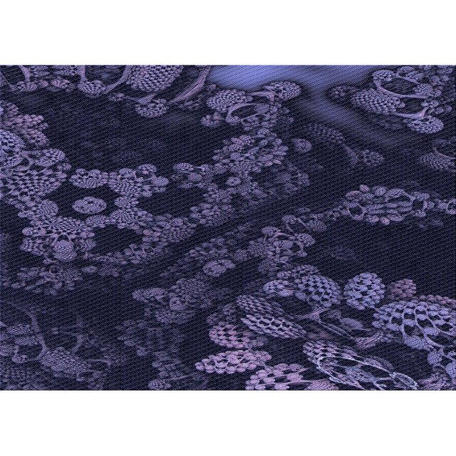 Ahgly Company Machine Washable Indoor Rectangle Transitional Deep Periwinkle Purple Area Rugs, 5' x 7'
