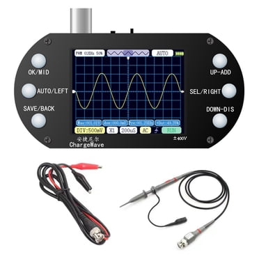 Oscilloscope, Taux d'Échantillonnage 500khz Tft Affichage 2.5mhz 2.4inch Tft Écran * 240 Résolution 2.5mhz Taux d'Échantillonnage 320 * 240 Affichage 2.5mhz Échantillon Portable 320 * Taux 500khz Oscillomètre Iuppa Dsfen Anrio
