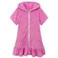 thumbnail image 1 of Kids Bathing Suits Girls Girls Swim Cover Up Kids Swimsuit Coverup Zip-Up Beach Bathing Suit Robe Baby Bathing Suit Girl Beach Cover Up Dress Bathing Suit Cover Ups, 1 of 8
