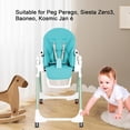 thumbnail image 3 of High Chair Cushion, High Chair Cover for Baby, Seat Cushion Breathable Pad, High Chair Seat Cover, PU Leather Soft Padding HighChair Covers for Siesta Zero3,Baoneo,Kosmic Jané (Blue), 3 of 6