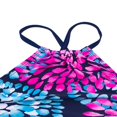 thumbnail image 3 of 2Pcs Kids Girl Tie Dye Bikini Set Fish Scale Ruffle Halter Swimsuit Toddler One Shoulder Bathing Suit Summer Outfits Set, 3 of 6