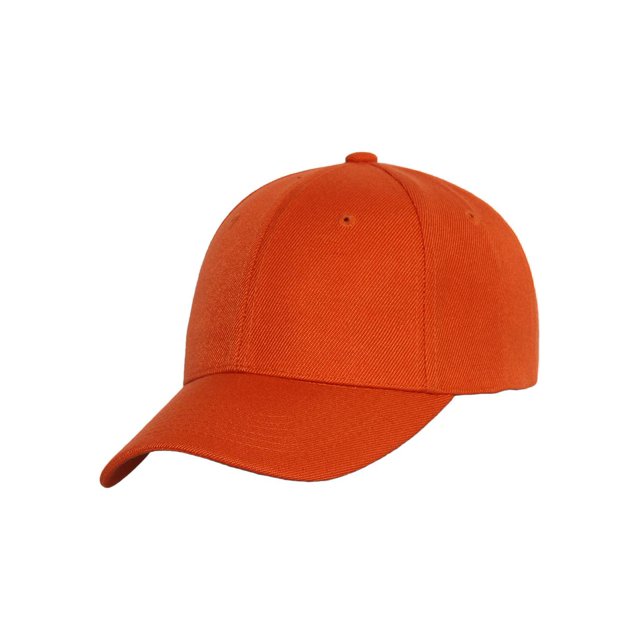 Casquette de Baseball Ajustable, Orange