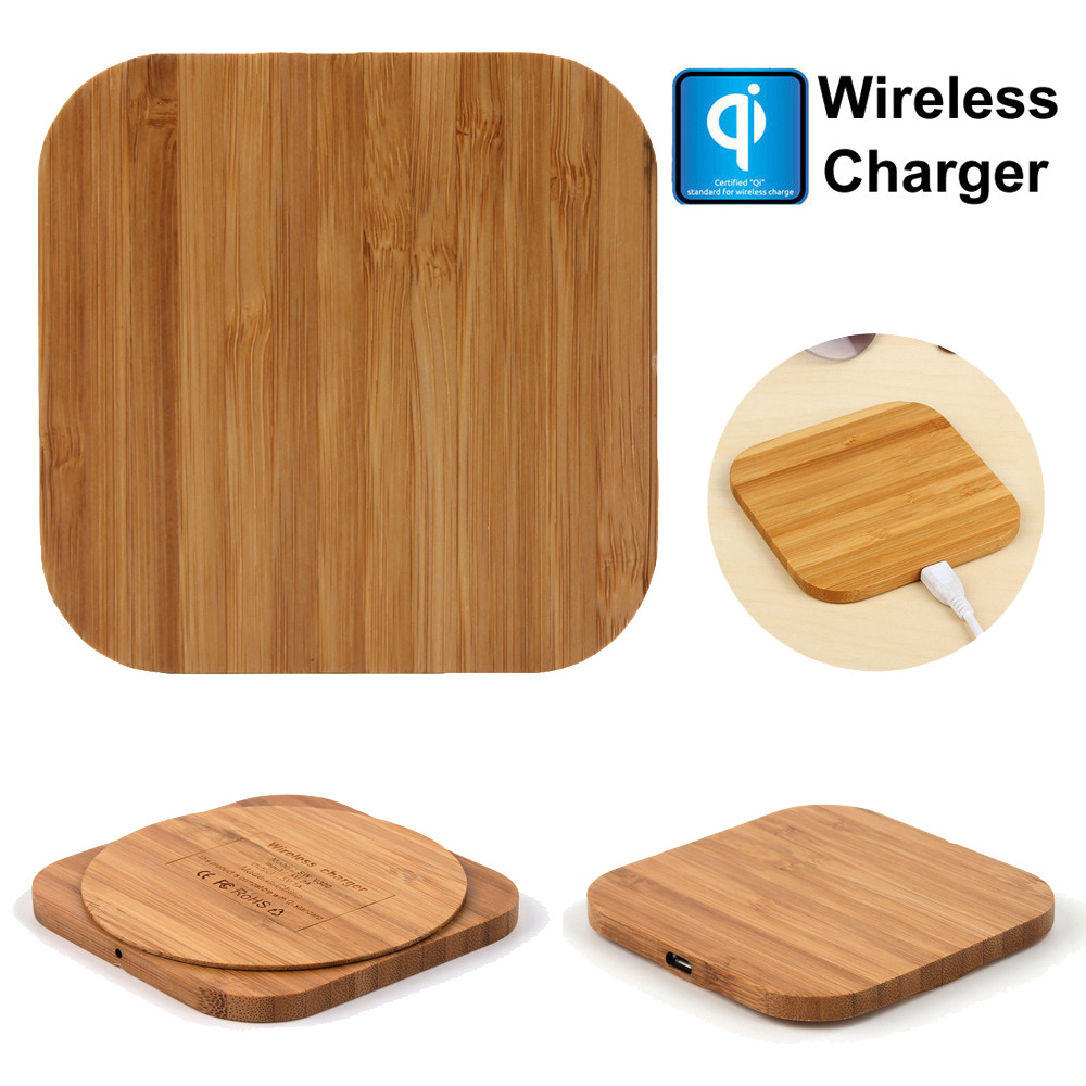 TopLLC Wireless Charger Slim Wood Pad Charging Mat For Galaxy Note 9 on Clearance