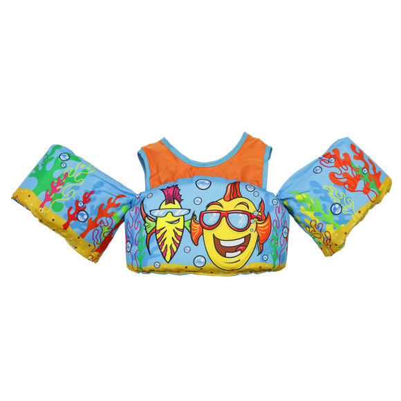 Body Glove Paddle Pals Glassfish Kids Swim Trainer Life Jacket USCG Approved Swim Vest 33-55 lbs
