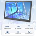 thumbnail image 4 of Écran Mobile Externe, Portable 10.5 Pouces 1080P FHD pour Jeux, 4 of 8
