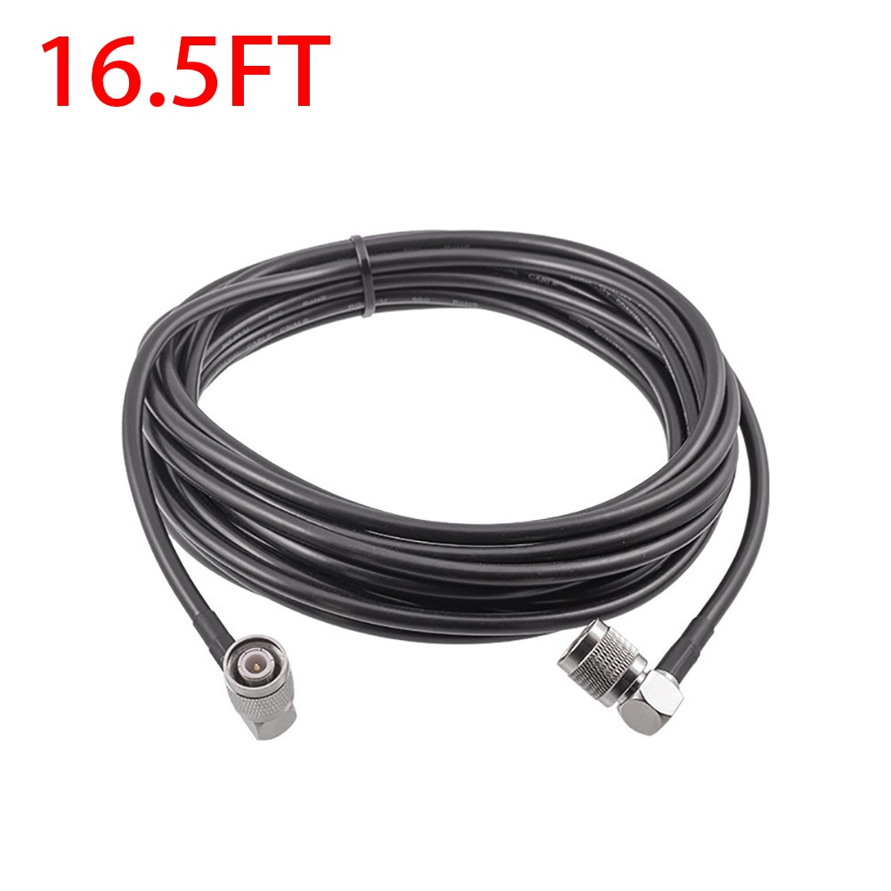 16.5FT GPS Antenna Cable TNC Male RA to Male Right Angle For Trimble RTK GNSS