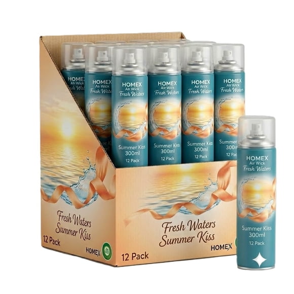 HOMEX Air Wick Fresh Waters 300ml Summer Kiss 12/Pack