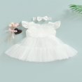 thumbnail image 2 of Little Girls Sweet Style Dress  Mesh Splicing Princess Skirt, 2 of 9