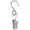 Silver, variant on SDNall Shower Curtain Hooks With Clips, Decorative S Hooks For Hanging, Versatile Movable Stainless Steel Hooks For Curtains And Lights