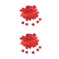 thumbnail image 3 of Langgg Paper Scraps Mini Heart Shape Wedding Accessory Plastic Material Confetti Tabletop Ornament for Valentine's Day Red15mm 2Set, 3 of 6