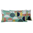 thumbnail image 1 of VargottamIndoor/OutdoorPolyester FabricLumbarPillowCover,All-Weather Waterproof Rectangular Cushion Case for Patio Furniture,12" x 24"Set of 2 -Geometric-31, 1 of 6