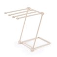 thumbnail image 3 of Support pour Débarbouillettes à 4 Bras, Étendoir Pliant pour Serviettes, Porte-Chiffon, Porte-Lavette Pliable, Porte-Serviette à Main, Support de Rangement Vertical pour Torchons de Cuisine, 3 of 7