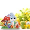 thumbnail image 1 of EGNMCR Easter DIY 5D Diamond Art Painting Kits, Easter Rabbit Eggs Tabletop Decoration With LED String Light, Cute Diamond Paintings Ornament For Easter Day, Gift, 1 of 6