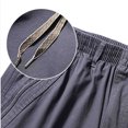 thumbnail image 3 of EGNMCR Pantalon Léger pour Homme, Pantalon Cargo Homme, Pantalon en Lin Homme Homme Multi-Poches avec Cordon de Serrage Intégré Taille Ajustée Pantalon Grande Taille Pantalon Cargo Pantalon Homme Pantalon en Polyester, 3 of 4