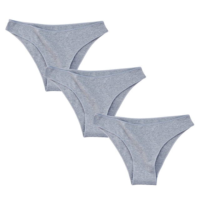 Yuyuzo Culottes String pour Femmes 3 Pcs Coton Sans Coutures Taille Basse Extensibles Confort Aguichant Culottes Culottes pour Femmes