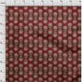 thumbnail image 3 of oneOone Silk Tabby Fabric Leaves & Floral Block Decor Fabric Printed BTY 42 Inch Wide, 3 of 4