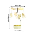 thumbnail image 3 of Aromatherapy Candle Holder: Golden Revolving Lantern, Iron Material, Creates Romantic Atmosphere, Ideal Gift, 3 of 4