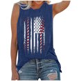 thumbnail image 1 of SMihono Hauts pour Femmes Débardeur Mode Femme Col Rond Imprimé Blouse Sans Manches T-Shirt Été Débardeurs Débardeurs pour Femmes Hauts d'Été pour Femmes, 1 of 3