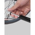 thumbnail image 2 of Bicycle Mini Pump - Fits Presta & Schrader - Lightweight Aluminum Alloy - Black Portable Inflator, 2 of 5