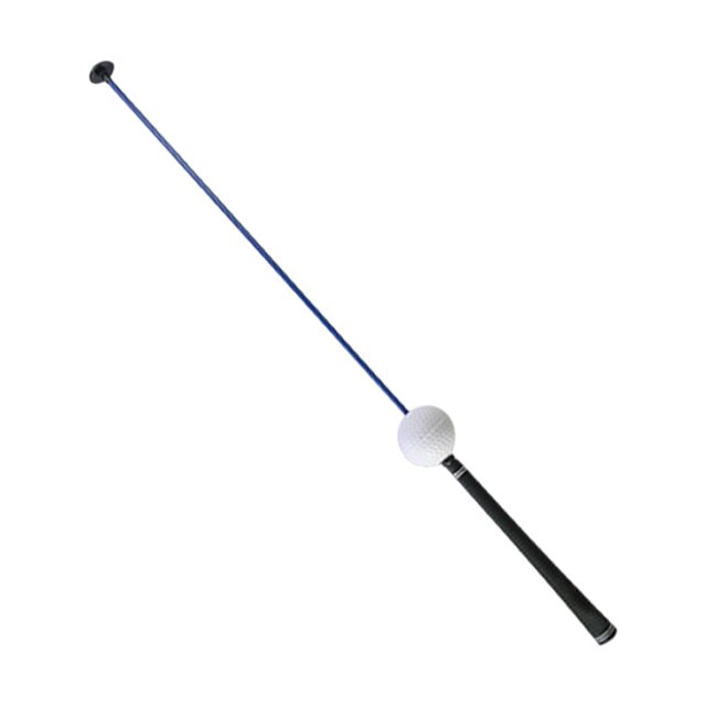 DYNWAVECA Golf Swing Trainer, Golf Swing Training Aid, Exercise for Correct Posture, Strength And Speed Training, Golf Stick for Rhythm Blue