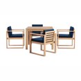 thumbnail image 2 of 5-Piece Acacia Wood Dining Set, 2 of 10