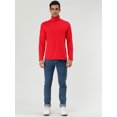 thumbnail image 3 of INSPIRE CHIC Men's Pullover Turtle Neck Long Sleeves Stretchy Slim Fit Tops, 3 of 7
