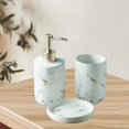 thumbnail image 3 of Abbracc Bathroom Accessories Set CERAMIC Lotion Dispenser Soap Dispenser White 3Pcs, 3 of 8