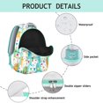 thumbnail image 2 of Artistic Cat Print Student School Backpack with Minimalist Cat Design and Geometric Cat Pattern Abstract Design Book Bag, 2 of 6